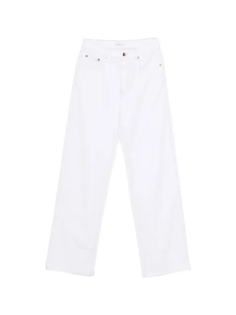 Fabiana Filippi topstitch jeans White PAD276F347M1380000