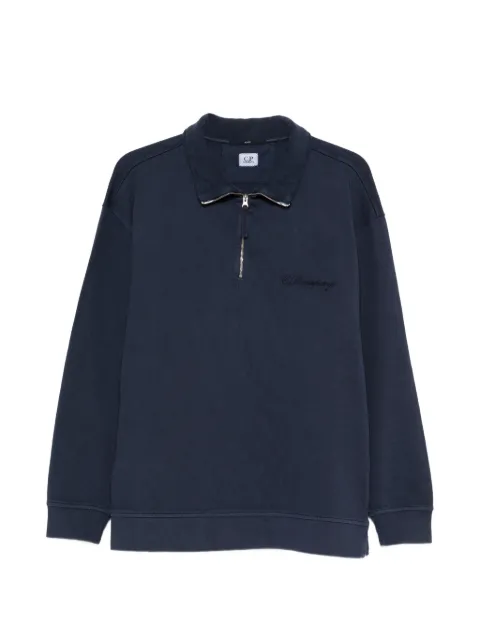 C.P. Company zip-fastening sweatshirt Blue 20CMSS271A110700G889