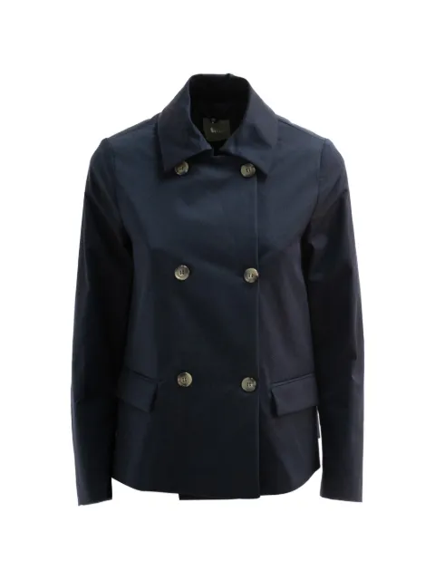 Kiltie double-breasted jacket Blue KE007TT5104