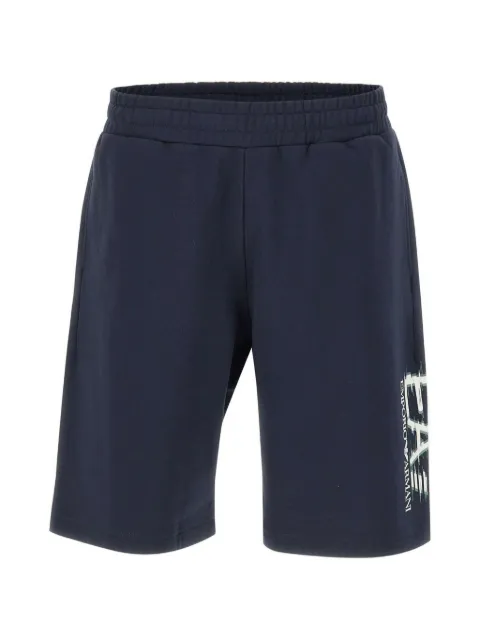 Ea7 Emporio Armani logo-detail shorts Blue 7M001329AF17787UB102