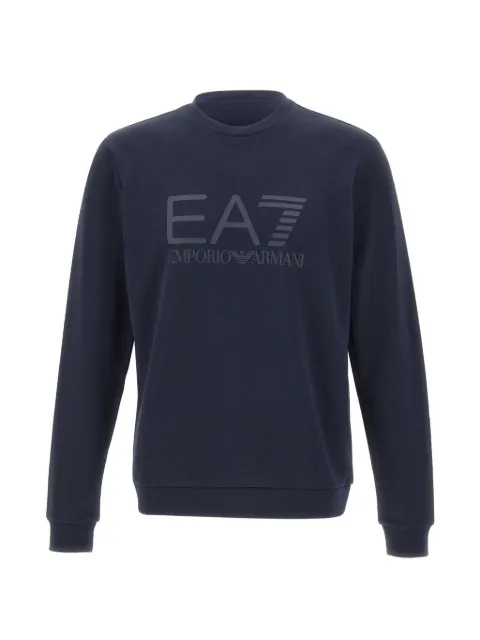 Ea7 Emporio Armani Core Identity tonal-logo sweatshirt Blue 7M002278AF22266
