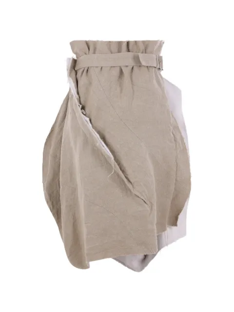Comme Des Garçons asymmetric-hem skirt Neutrals GQS012S261ECRU