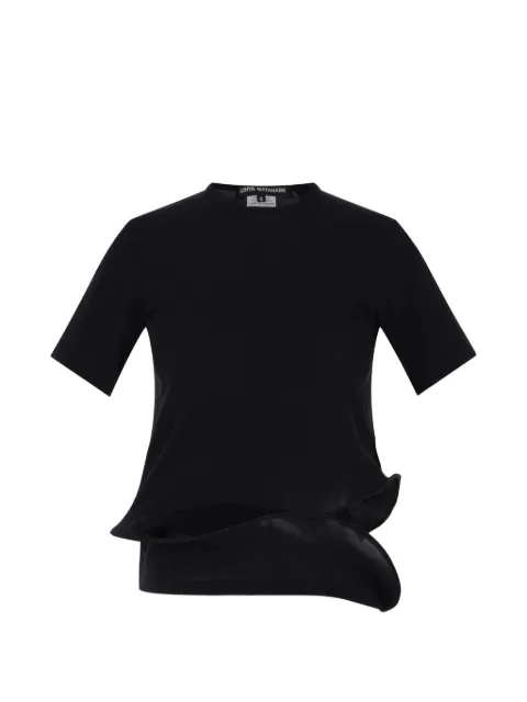 Junya Watanabe ruffled T-shirt Black JQT040S261BLACK