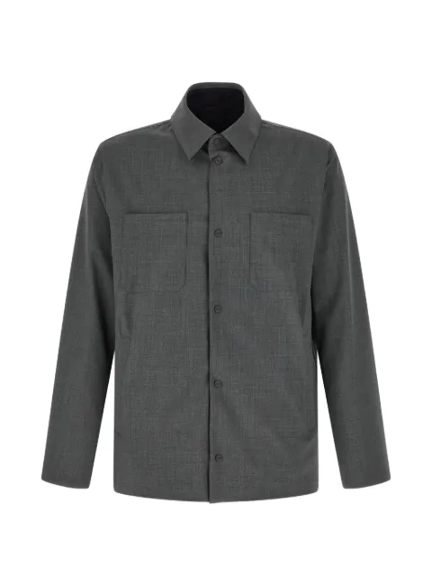 Herno reversible patch-pocket overshirt Grey GI000651U12808Z9592