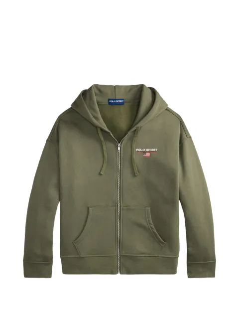 Polo Ralph Lauren embroidered-logo hoodie Green 710B14760005
