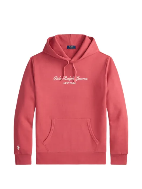 Polo Ralph Lauren logo-print drawstring hoodie Red 710B26089002