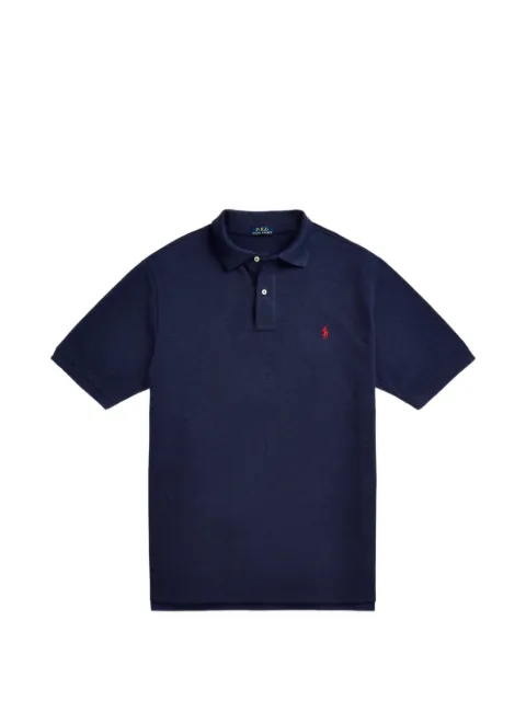 Polo Ralph Lauren ribbed pony cotton shirt Blue 711680784