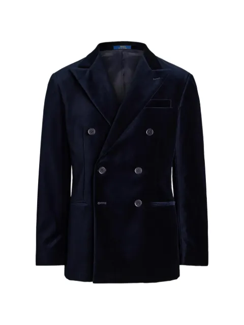 Polo Ralph Lauren Velvet double-breasted blazer Blue 715980051001