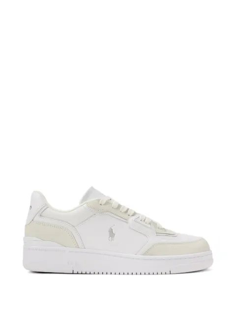 Polo Ralph Lauren Open Masters leather suede sneakers White 809P00810002