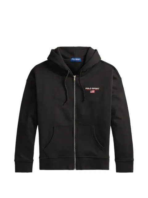 Polo Ralph Lauren Polo Sport logo-embroidered hoodie Black 710B14760004