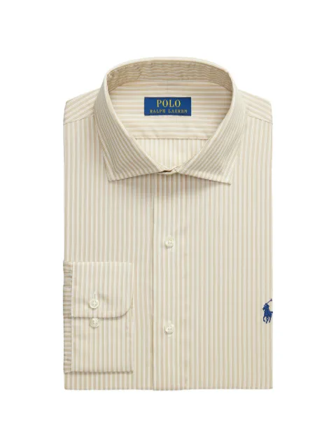 Polo Ralph Lauren striped-print long-sleeve shirt Neutrals 712B29902003