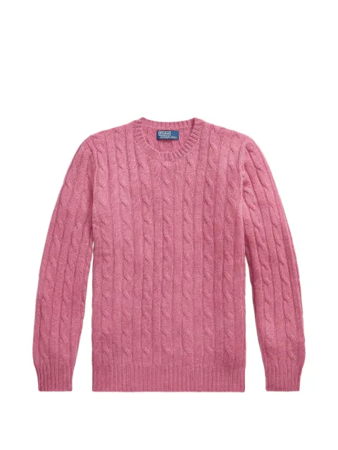 Polo Ralph Lauren cable-knit cashmere sweater Pink 710876728538