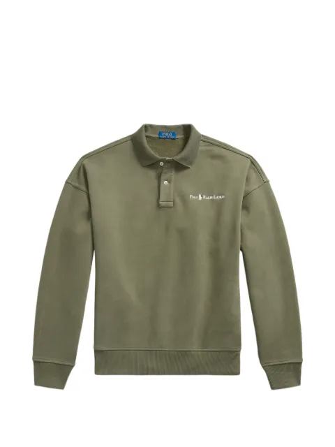 Polo Ralph Lauren relaxed fit logo collared sweatshirt Green 710981478500
