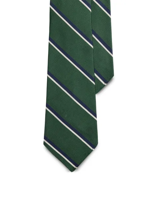 Polo Ralph Lauren striped Mogador tie Green 712B18797001
