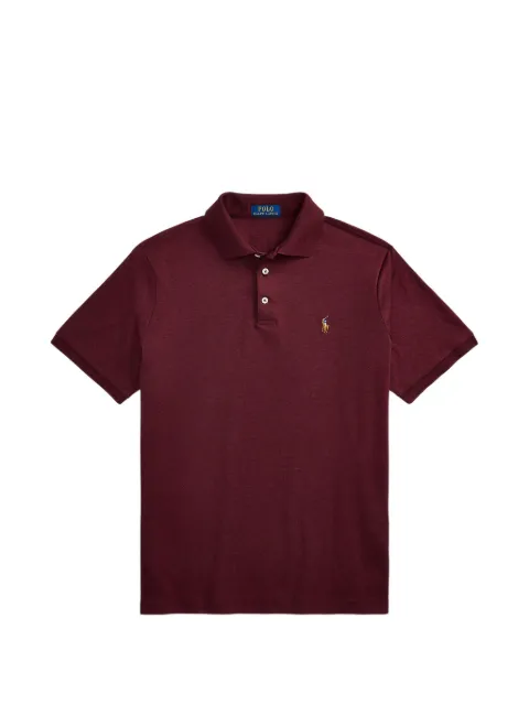 Polo Ralph Lauren three-button embroidered polo shirt Red 710704319177