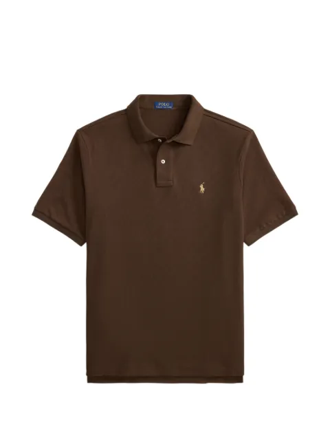 Polo Ralph Lauren custom slim fit elastic polo shirt Brown 710534735517