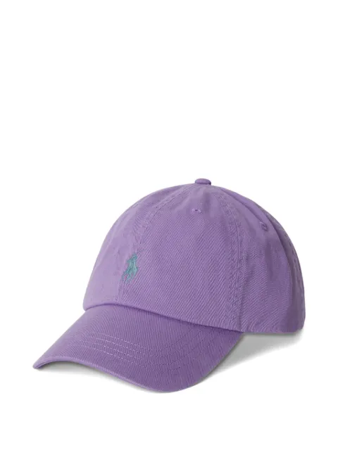 Polo Ralph Lauren Pony-embroidered cotton cap Purple 710667709523
