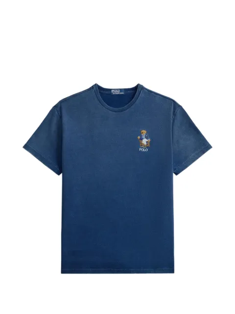 Polo Ralph Lauren embroidered-logo T-shirt Blue 710B18560001