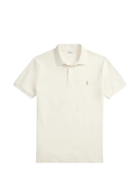 Polo Ralph Lauren logo embroidered polo shirt White 710941439521