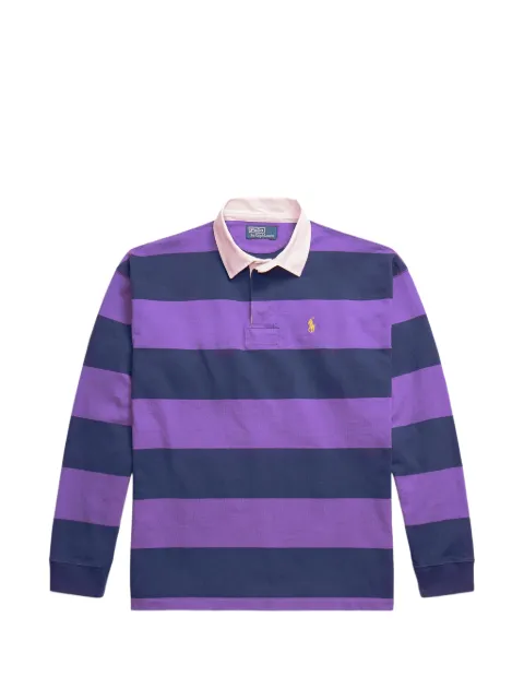 Polo Ralph Lauren Big Fit striped jersey rugby shirt Purple 710B26240003