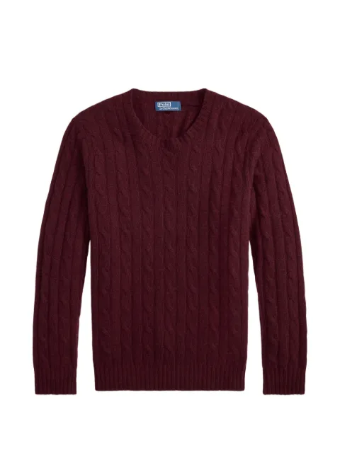 Polo Ralph Lauren cable-knit cashmere sweater Red 710876728535
