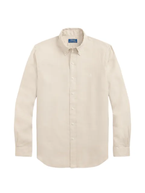 Polo Ralph Lauren Pony-embroidered shirt Neutrals 710966294518