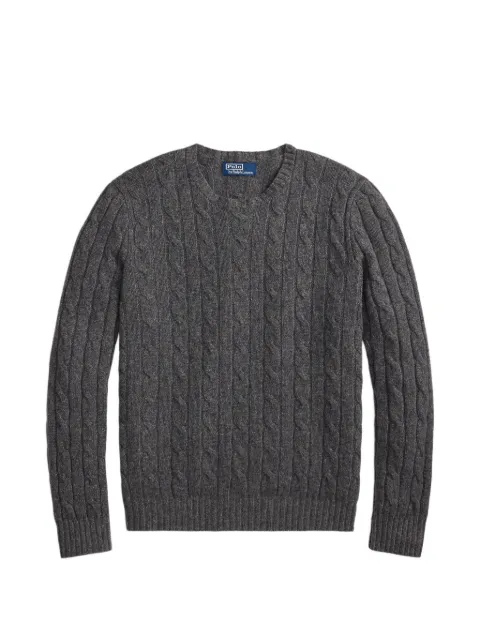 Polo Ralph Lauren The Iconic cable-knit sweater Grey 710876728523