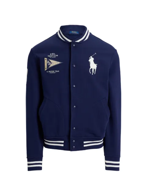 Polo Ralph Lauren Big Pony fleece baseball jacket Blue 710B20012001