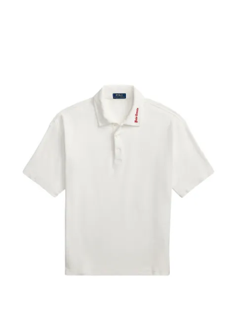Polo Ralph Lauren logo-embroidered polo shirt White 710B28130002