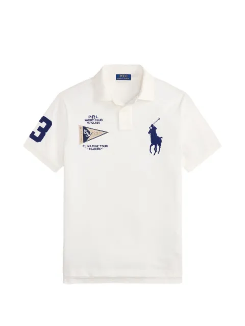 Polo Ralph Lauren Big Pony embroidered polo shirt Neutrals 710B21921003