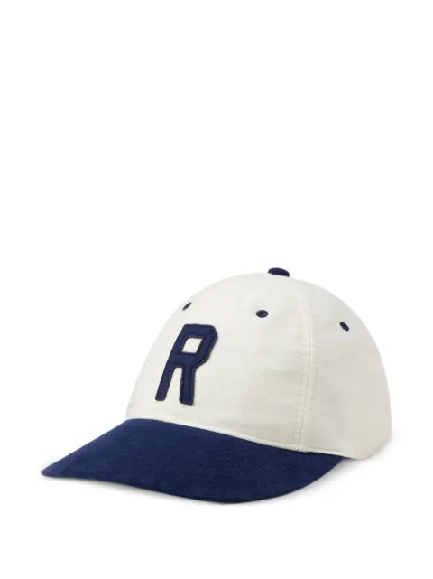 Polo Ralph Lauren felt-patch baseball cap White 710972686500