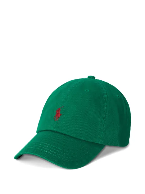 Polo Ralph Lauren Pony-embroidered cotton cap Green 710667709522