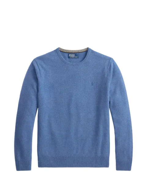 Polo Ralph Lauren Pony embroidered V-neck sweater Blue 710974148500