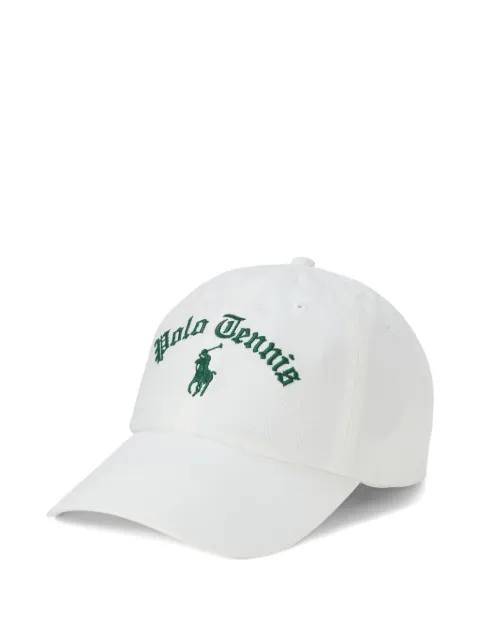 Polo Ralph Lauren logo-embroidered baseball cap White 710B19129001