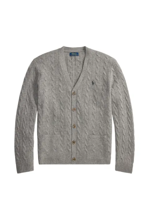 Polo Ralph Lauren cable-knit cardigan Grey 710B22611003