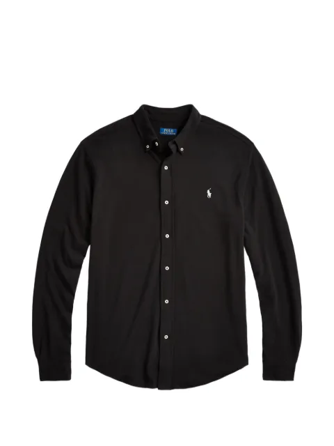 Polo Ralph Lauren embroidered-logo shirt Black 711654408