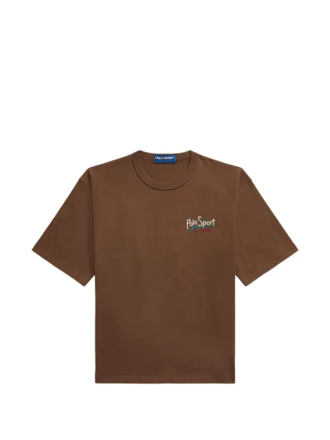 Polo Ralph Lauren Polo Sport logo-embroidered T-shirt Brown 710B24562001