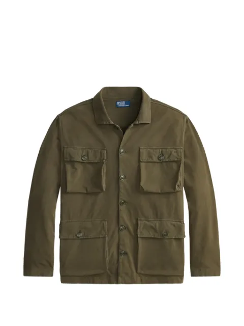Polo Ralph Lauren multi-pocket button-up military jacket Green 710B34629001