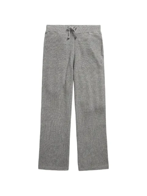 Polo Ralph Lauren drawstring pants in cotton and waffle-knit Grey 710B26777001