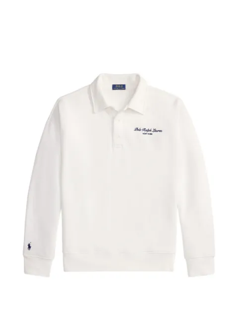 Polo Ralph Lauren logo-print polo-collar polo shirt White 710B26092003