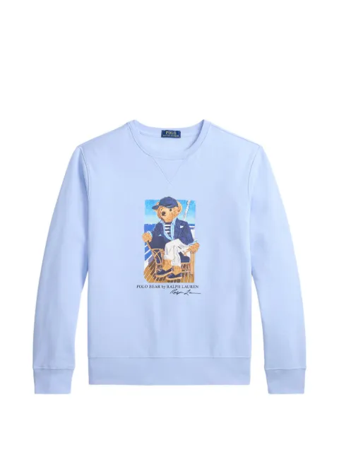 Polo Ralph Lauren bear-print sweatshirt Blue 710B18538001