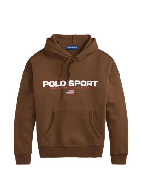 Polo Ralph Lauren Polo Sport logo-print hoodie Brown 710B27845003