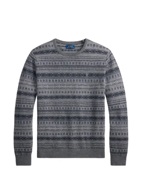Polo Ralph Lauren Fair Isle wool sweater Grey 710B23899001