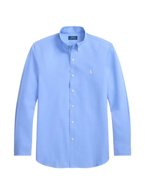 Polo Ralph Lauren slim fit stretch-poplin shirt Blue 710929348502