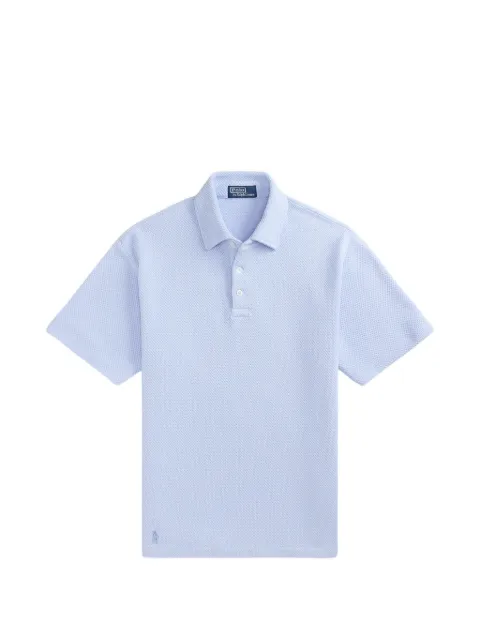 Polo Ralph Lauren textured piqué polo shirt Blue 710B18542004