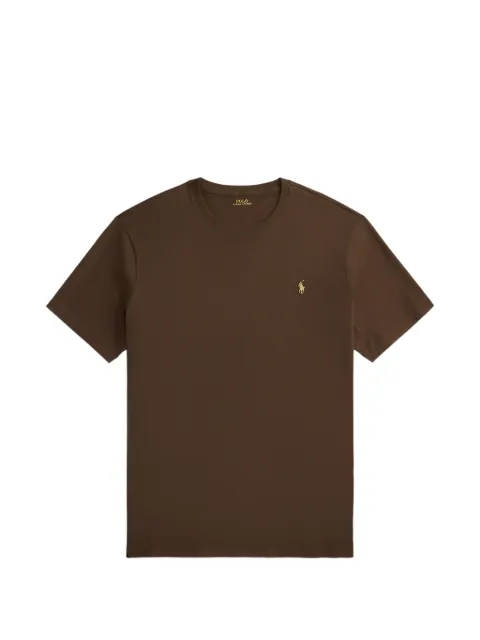 Polo Ralph Lauren logo-embroidered T-shirt Brown 711671438519