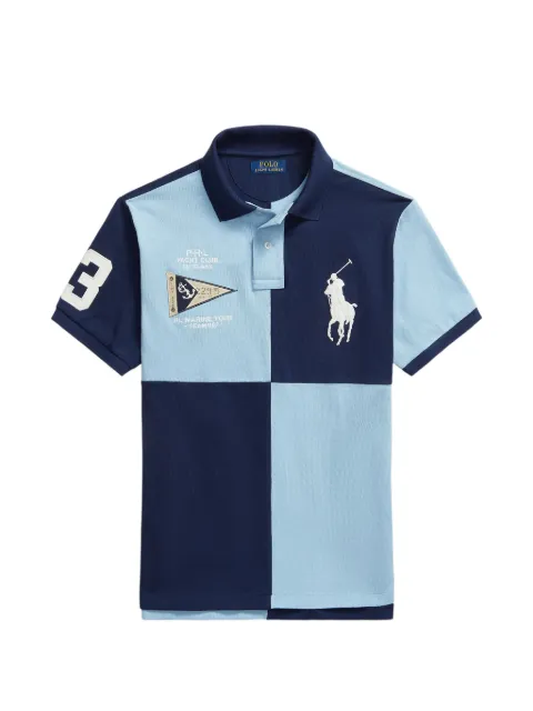 Polo Ralph Lauren Big Pony custom slim fit polo shirt Blue 710B21927001
