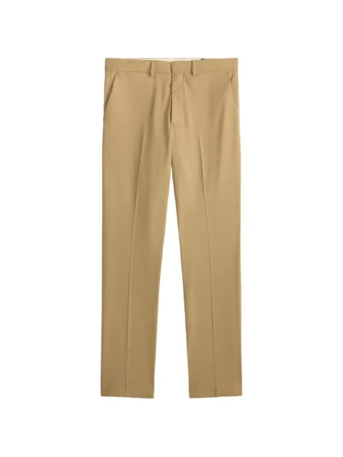 Polo Ralph Lauren pressed-crease tailored trousers Brown 710973864007