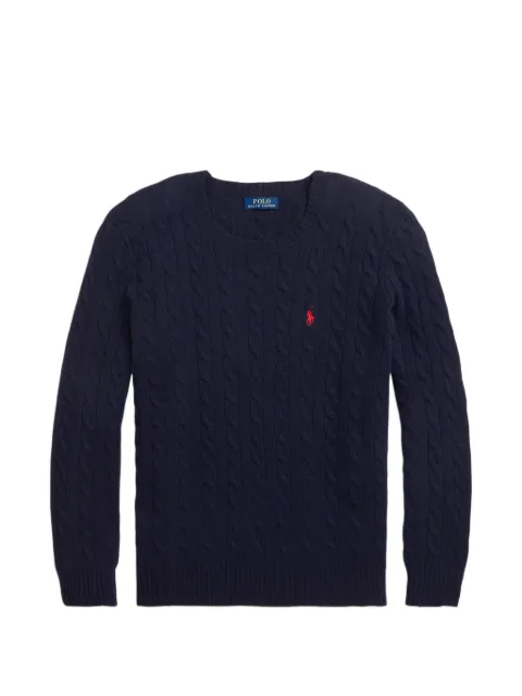 Polo Ralph Lauren cable-knit crew-neck sweater Blue 711876762