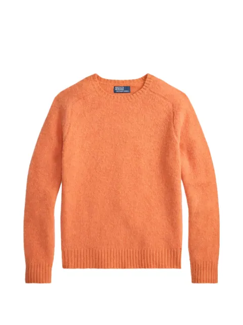 Polo Ralph Lauren elbow-patch raglan-sleeve sweater Orange 710B27270001